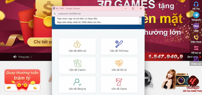 Thabet đăng nhập: Hướng dẫn thành viên cách truy cập siêu dễ 4 Liên hệ tổng đài khi gặp sự cố đến từ máy chủ